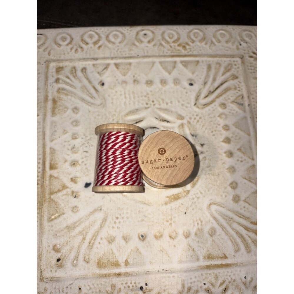 New ! Baker's Twine 30’ Red/White - Sugar Paper